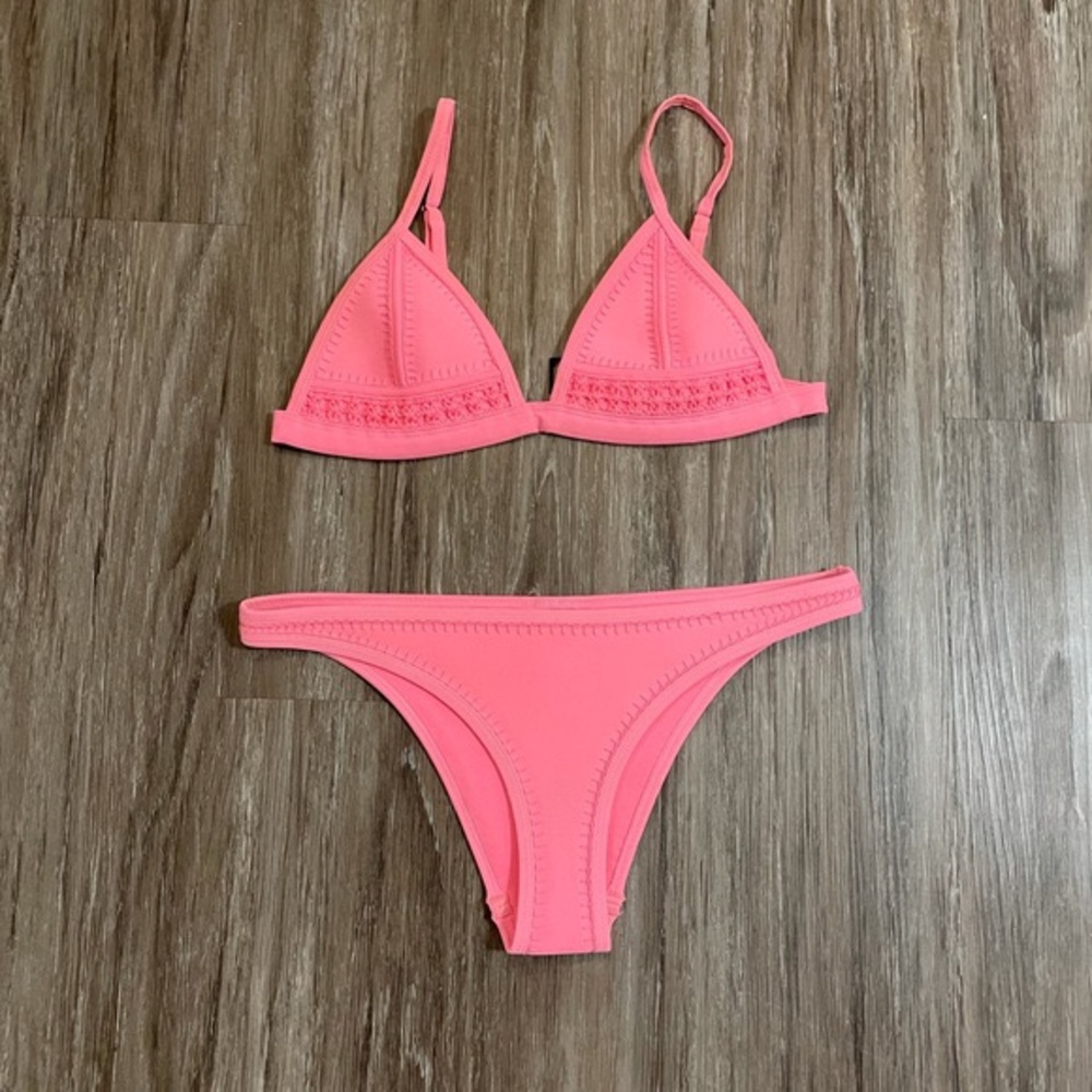 Pink triangl bikini
